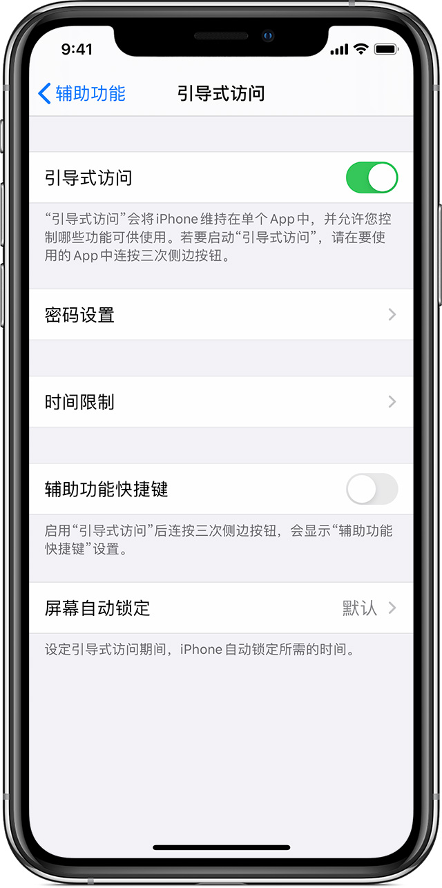 冕宁苹果手机维修分享如何在 iPhone 上退出引导式访问 