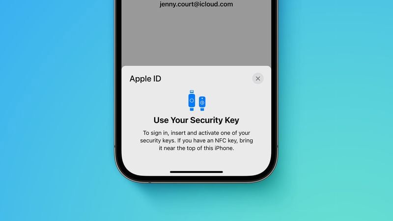 冕宁苹果手机维修分享iOS 16.3 新增的 Apple ID 的安全密钥有什么功能 