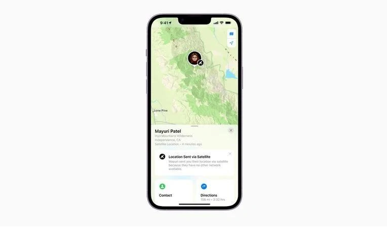 冕宁苹果14维修分享iPhone14系列中 FindMy功能通过卫星分享位置方法教程 